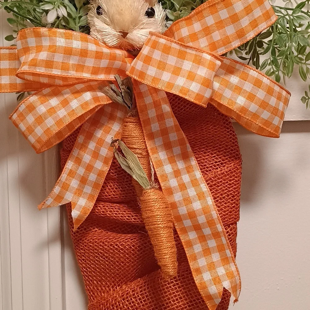Handmade Carrot Wreath
